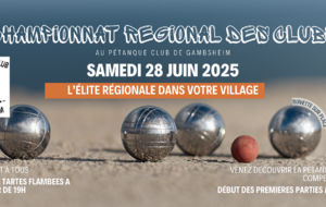 CHAMPIONNAT REGIONAL DES CLUBS