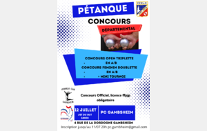 Concours départemental
